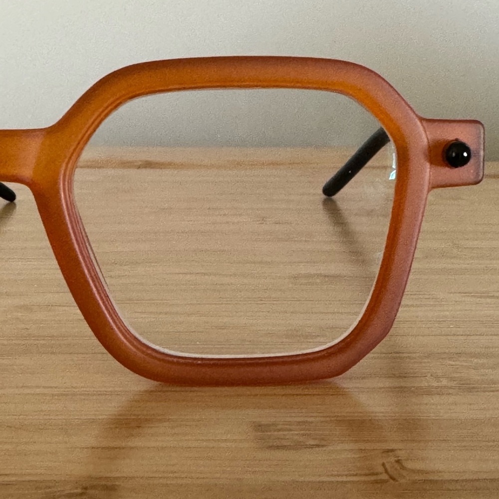 Reading Glasses +1.75 in Orange - Picture 3 of 6